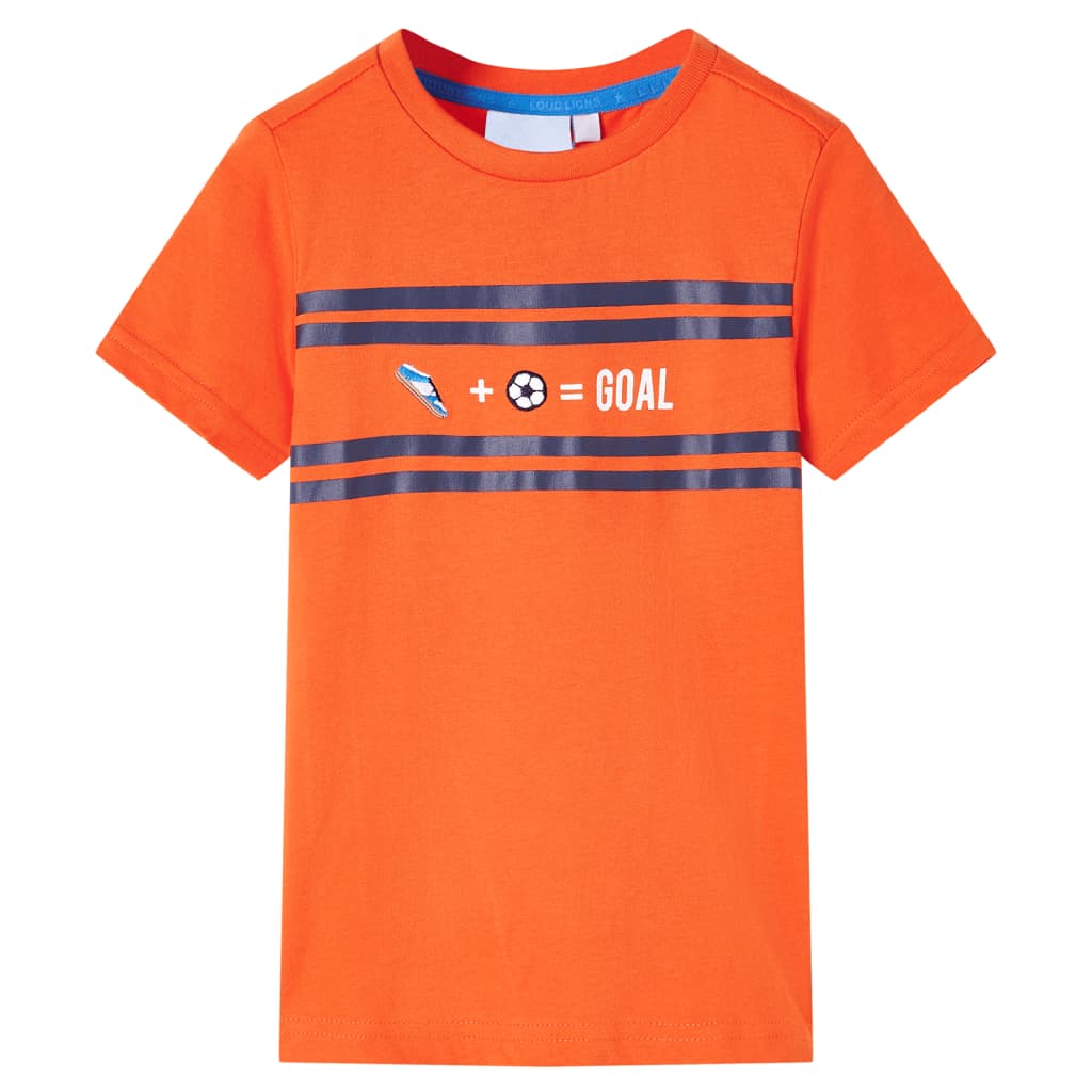 Vidaxl kindershirt 116 donkeroranje