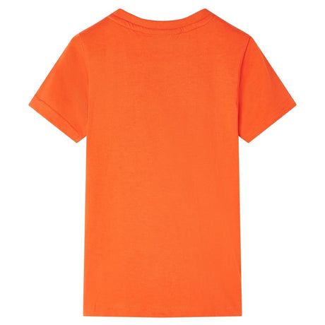Vidaxl kindershirt 140 donkeroranje