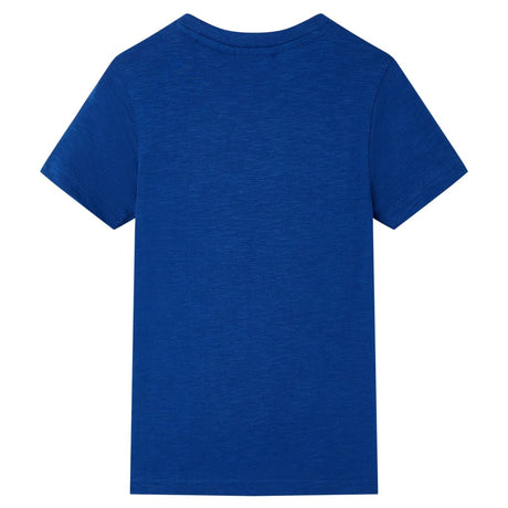 Vidaxl kindershirt 128 donkerblauw