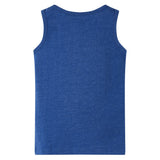 Vidaxl kindertopje 104 gemêleerd donkerblauw