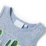 Vidaxl kindertopje 104 gemêleerd blauw