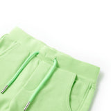 Vidaxl kindershort 128 fluorescerend groen