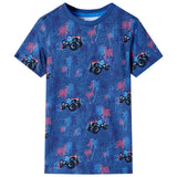 Vidaxl kindershirt 104 gemêleerd donkerblauw