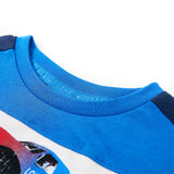 Vidaxl kindershirt 116 blauw en marineblauw