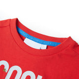 Vidaxl kindershirt 116 rood