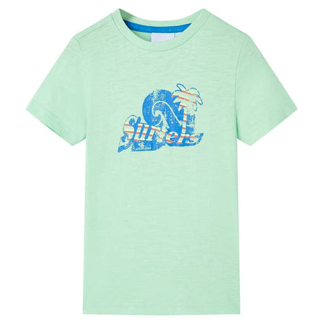 Vidaxl kindershirt 140 lichtgroen