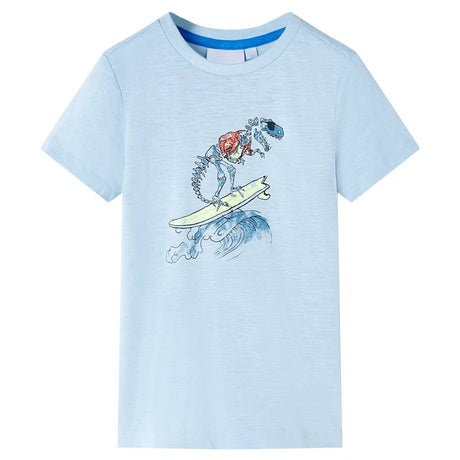 Vidaxl kindershirt 140 lichtblauw