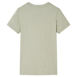 VidaXL Kindershirt 92 lichtkakikleurig