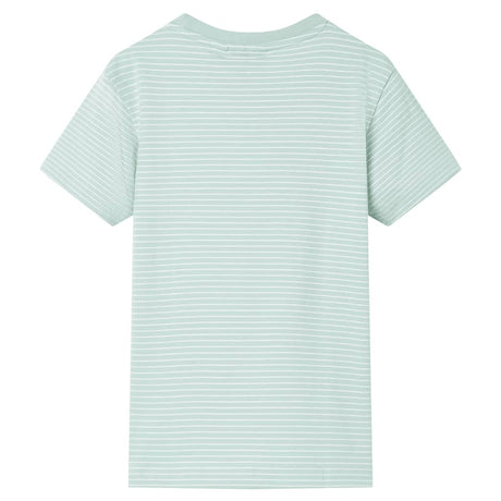 Vidaxl kindershirt met strepen 104 lichtmint