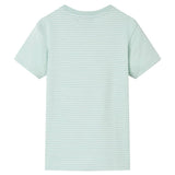 Vidaxl kindershirt met strepen 116 lichtmint