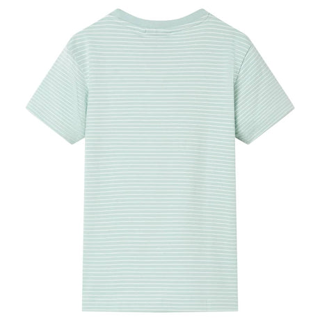 Vidaxl kindershirt met strepen 116 lichtmint