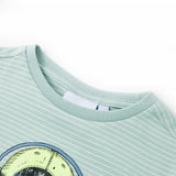 Vidaxl kindershirt met strepen 116 lichtmint