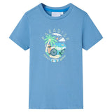 VidaXL Kindershirt 104 middelblauw