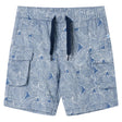 Vidaxl kindershorts met trekkoord 104 donkerblauw