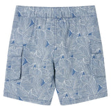 VidaXL Kindershorts met trekkoord 128 donkerblauw