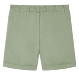VidaXL Kindershorts met trekkoord 116 lichtkaki