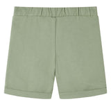VidaXL Kindershorts met trekkoord 128 lichtkaki