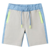 Vidaxl kindershort met trekkoord 104 blauw
