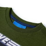Vidaxl kindershirt met lange mouwen 116 donkerkakikleurig