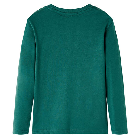 Vidaxl kindershirt met lange mouwen 92 groen
