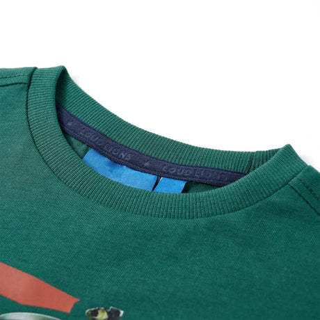 Vidaxl kindershirt met lange mouwen 92 groen