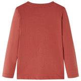 Vidaxl kindershirt met lange mouwen 104 hennakleurig