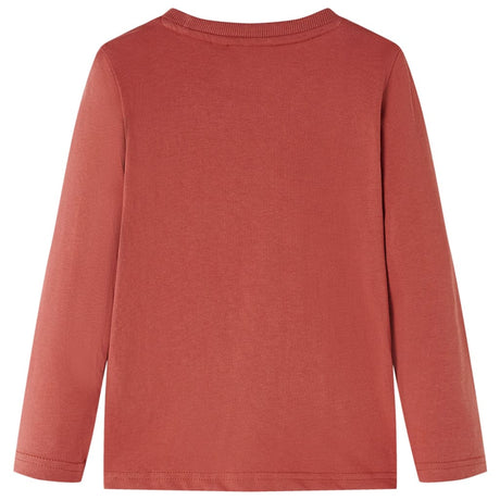Vidaxl kindershirt met lange mouwen 116 hennakleurig
