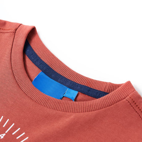 Vidaxl kindershirt met lange mouwen 116 hennakleurig