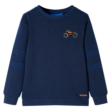 Vidaxl kindertrui 92 gemêleerd marineblauw