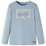 Vidaxl kindershirt met lange mouwen 104 lichtblauw