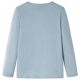 Vidaxl kindershirt met lange mouwen 104 lichtblauw