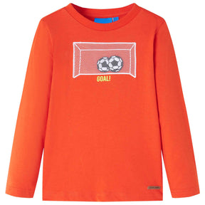 Vidaxl kindershirt met lange mouwen 104 feloranje