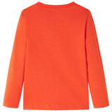 Vidaxl kindershirt met lange mouwen 128 feloranje