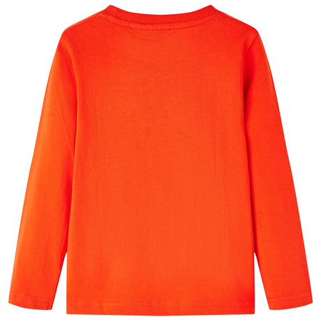 Vidaxl kindershirt met lange mouwen 116 feloranje