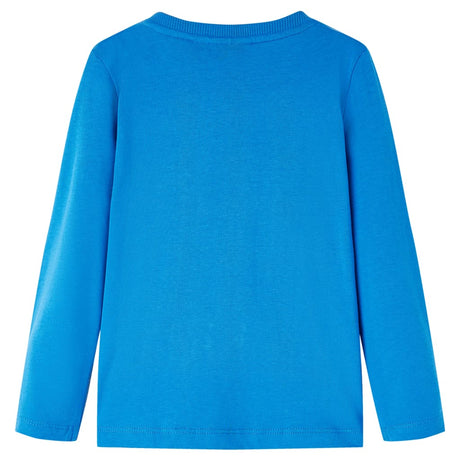 Vidaxl kindershirt met lange mouwen 128 kobaltblauw