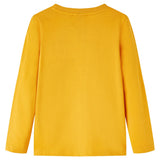 Vidaxl kindershirt met lange mouwen 104 okerkleurig