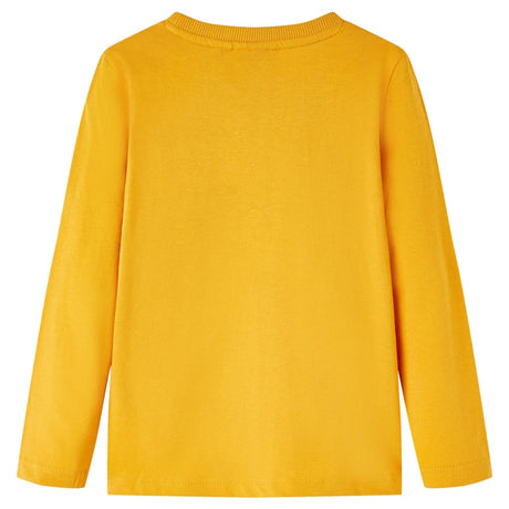 Vidaxl kindershirt met lange mouwen 116 okerkleurig