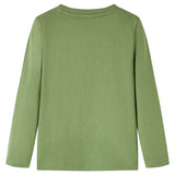Vidaxl kindershirt met lange mouwen 104 lichtkakikleurig