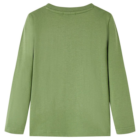 Vidaxl kindershirt met lange mouwen 116 lichtkakikleurig