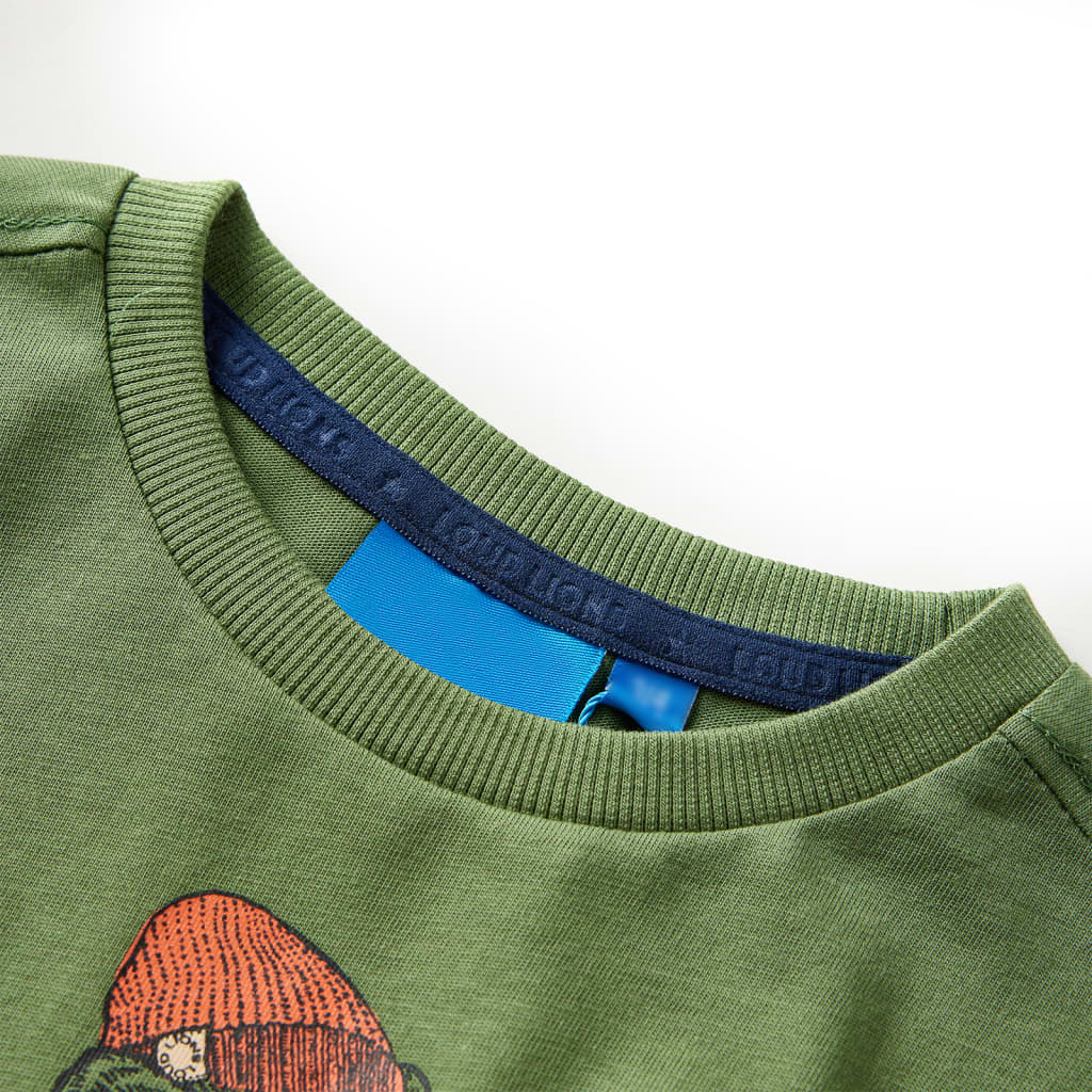 Vidaxl kindershirt met lange mouwen 116 lichtkakikleurig