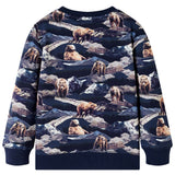 Vidaxl kindertrui 116 marineblauw