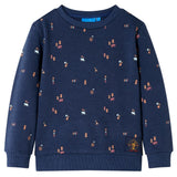 Vidaxl kindertrui 92 gemêleerd marineblauw