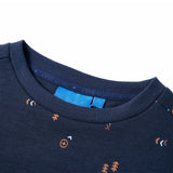 Vidaxl kindertrui 116 gemêleerd marineblauw