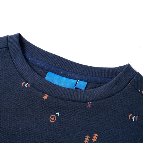 Vidaxl kindertrui 128 gemêleerd marineblauw