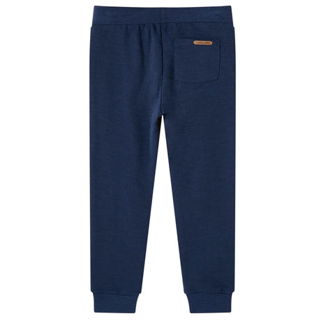 Vidaxl kinderjoggingbroek 92 gemêleerd marineblauw