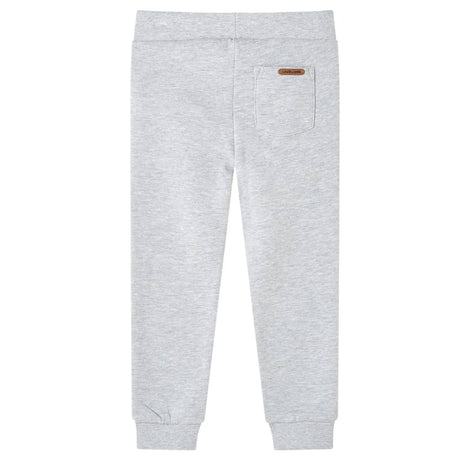 Vidaxl kinderjoggingbroek 92 gemêleerd grijs