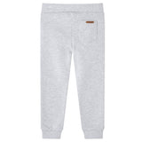 Vidaxl kinderjoggingbroek 128 gemêleerd grijs
