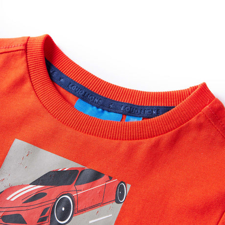 Vidaxl kindershirt met lange mouwen 104 felroranje