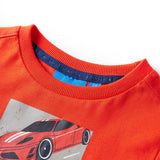 Vidaxl kindershirt met lange mouwen 128 felroranje
