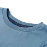 Vidaxl kindershirt met lange mouwen 104 medium blauw